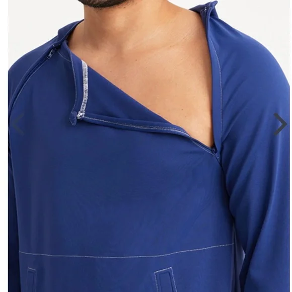 Oscar de la Renta Deep Blue Hoodie - Picture 13 of 15